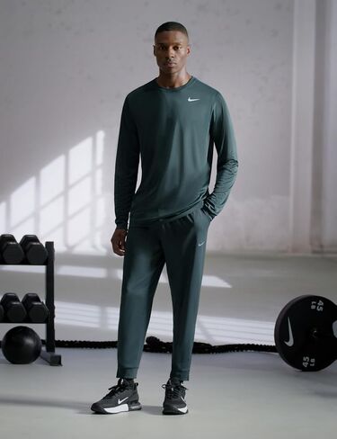 Nike Men's DriFit Reset Legend Long Sleeve Tee Black | Gray XL in Saudi Arabia