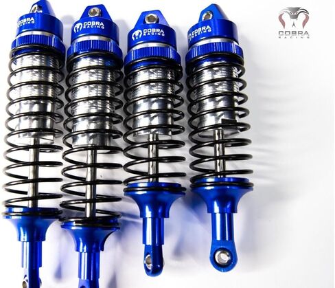 ممتصات الصدمات BigBore من الألومنيوم الأزرق CR تناسب سيارات الدفع الرباعي 4x4 2WD (أمامية وخلفية) in Saudi Arabia