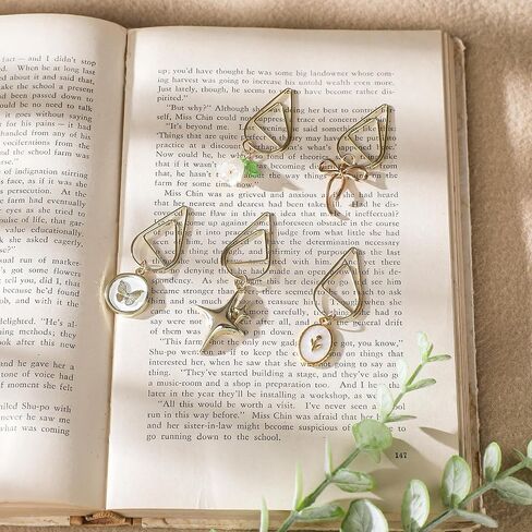 Dark Romance Metal Bookmark - 8 PCs Personalized Cool Unique Paperclip Book Marks Fantasy Horror Skeleton Page Markers Gifts for Reading Lover Women Men Bookish Birthday School Accessories in Saudi Arabia
