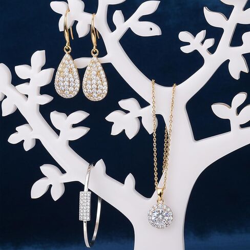 Tree Shape Jewelry Stand Mold, Silicone Resin Earring Holder Epoxy Casting Display Necklace Organizer Hanger Rack Mould for DIY Art Crafts, Handcraft Making, Bracelets Storage, Home Decoration Gift in Saudi Arabia