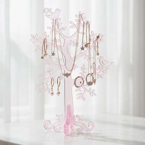 Tree Shape Jewelry Stand Mold, Silicone Resin Earring Holder Epoxy Casting Display Necklace Organizer Hanger Rack Mould for DIY Art Crafts, Handcraft Making, Bracelets Storage, Home Decoration Gift in Saudi Arabia