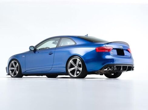 ECS Gloss Black Rear Diffuser Compatible with Audi B8.5 S5 / A5 S-Line in Saudi Arabia