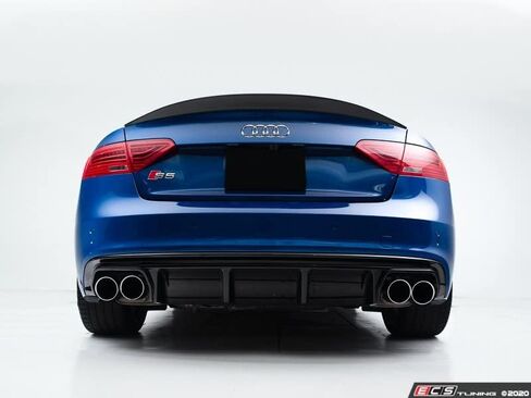ECS Gloss Black Rear Diffuser Compatible with Audi B8.5 S5 / A5 S-Line in Saudi Arabia