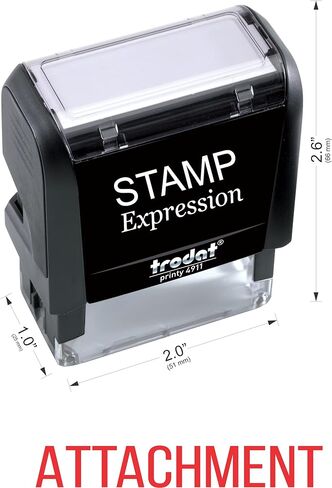 StampExpression - ختم مطاطي ذاتي التحبير للمكتب - حبر أحمر (A-5217) in Saudi Arabia