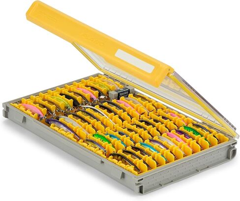 Plano EDGE 3700 Jerkbait Tackle Box, 14" Lx 9" W x 1.88" H, Protects up to 20 Baits, Utility Boxes for Fishing, Rustrictor Rust Prevention Technology, Watertight Seal, EZ Labeling System in Saudi Arabia