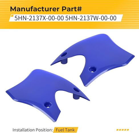 M MATI Left & Right Tank Shroud Air Scoop for Yamaha TTR90 2000-2003 TTR90E 2003-2007 5HN-2137X-00-00 5HN-2137W-00-00 in Saudi Arabia