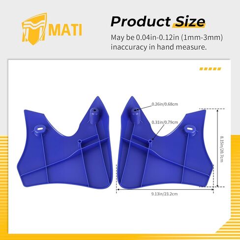 M MATI Left & Right Tank Shroud Air Scoop for Yamaha TTR90 2000-2003 TTR90E 2003-2007 5HN-2137X-00-00 5HN-2137W-00-00 in Saudi Arabia