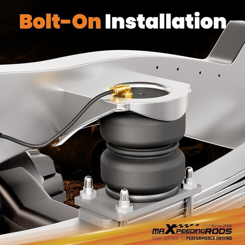طقم أكياس تعليق هوائي خلفي maxpeedingrods 7500 رطل لـ Ford F-450 Super Duty 1994-2007 F-450 الهيكل التجاري 2004-2025 F-550 الهيكل التجاري 1994-2025 طقم زنبرك مساعد الهواء in Saudi Arabia