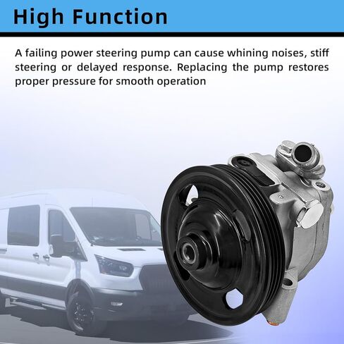 CK4Z3A674A Power Steering Pump w/Pulley Fit For Ford Transit-150 Transit-250 Transit-350 3.5L 3.7L V6 2015-2024 STP320 CK4Z3A674B CK4Z3A674C in Kuwait