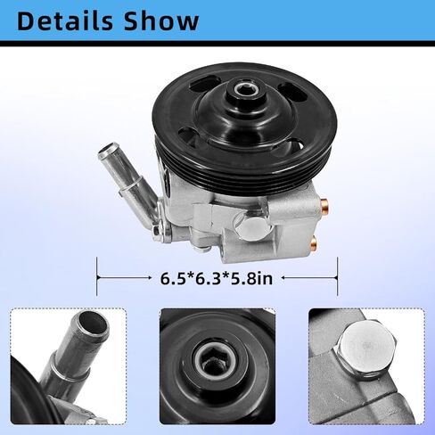 CK4Z3A674A Power Steering Pump w/Pulley Fit For Ford Transit-150 Transit-250 Transit-350 3.5L 3.7L V6 2015-2024 STP320 CK4Z3A674B CK4Z3A674C in Kuwait