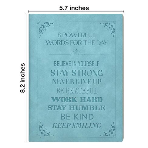 Inspirational Notebook Powerful Words Motivational Journal Positive Affirmations Gift for Friends Coworkers in Saudi Arabia