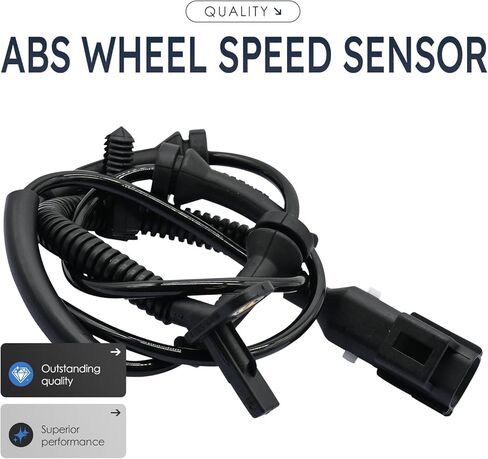 2Pcs Front Left and Right Abs Wheel Speed Sensor Compatible with Land Rover Lr2 Lr001056 Als1794 08 09 10 11 12 13 14 15 2008 2009 2010 2011 2012 2013 2014 2015 in Saudi Arabia