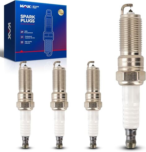 5476 Spark Plug,KAX 12620540 Double Iridium Spark Plugs 4 Pack Fit for 2010-2019 Equinox, Terrain, Verano, Captiva Sport, Corvette, Regal, Malibu, LaCrosse, Solstice, Sky, Camaro 2.0l 2.4l 6.2l in Saudi Arabia