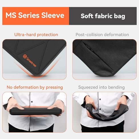 Smatree MS95 Hard EVA Protective Sleeve with Stand Compatible for 16 inch GIGABYTE G6 KF/MF 2024 Gaming Laptop, Waterproof and Anti-Shock Laptop Bag,Green in Saudi Arabia