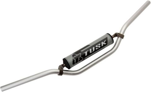 TUSK T-10 Aluminum 7/8" Handlebar CR High Bend Silver for Suzuki DR-Z 125L 2003-2004,2006-2009,2012-2024 in Saudi Arabia