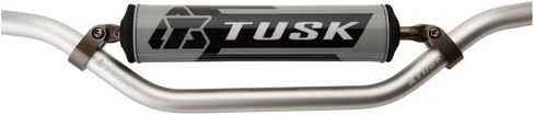 TUSK T-10 Aluminum 7/8" Handlebar CR High Bend Silver for Suzuki DR-Z 125L 2003-2004,2006-2009,2012-2024 in Saudi Arabia