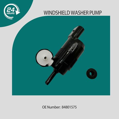 Black Windshield Washer Pump with Grommet Fit for Chevrolet Blazer Colorado Equinox Suburban Tahoe for GMC Canyon Terrain Yukon for Cadillac Escalade XT4 84801575 Car Front Water Washer Fluid Pump in Kuwait