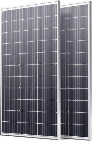 400W Solar Panel, 4 Pcs 100 Watt Solar Panel with High-Output Design,High Efficiency Monocrystalline PV Module for for 12V/24V/48V System,RV,Home,Rooftop,Farm,Off-Grid Cabin,Emergency Backup in Saudi Arabia