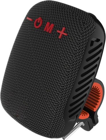 مكبر صوت بلوتوث للدراجة، مكبر صوت خارجي صغير محمول مقاوم للماء، يدعم الاتصال التسلسلي، مكبر صوت لركوب الدراجات والمشي لمسافات طويلة (أسود) in Kuwait