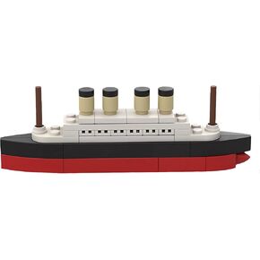 MOC 56PCS Titanic Toys Set, Titanic Sink and Break in Half Toy Building Blocks, Titanic Model Ship Kit, Boat Bricks Kit, Birthday Gifts for Toddler, Kids in Saudi Arabia