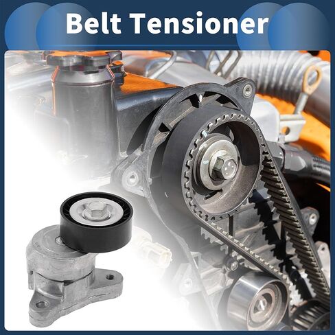 Belt Tensioner Drive Belt Tensioner Pulley Assembly for Chrysler 200 2015-2017 2.4L L4 No.04627742AA Metal 1 Pc in Saudi Arabia