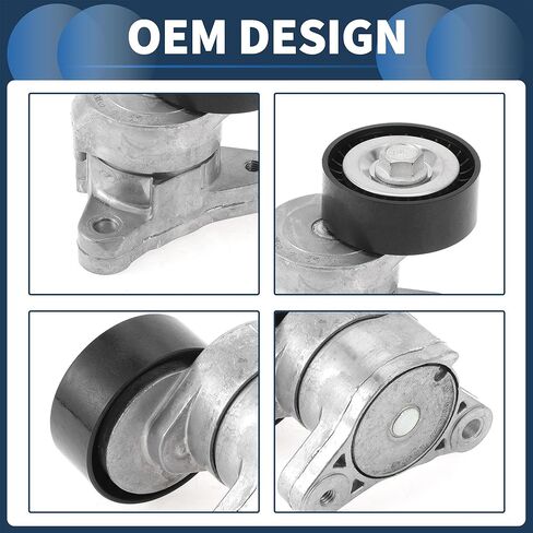 Belt Tensioner Drive Belt Tensioner Pulley Assembly for Chrysler 200 2015-2017 2.4L L4 No.04627742AA Metal 1 Pc in Saudi Arabia