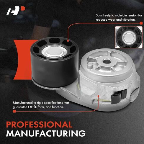 مجموعة شد الحزام A-Premium متوافقة مع Cummins ISM CM570/870، ISM CM875، ISM CM876 E، ISM11 CM876 SN، M11 CELECT PLUS، M11 MECHANICAL، QSM11 CM570، استبدال # 3072977، 3102889 in Saudi Arabia