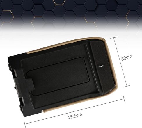 PIT66 Center Console Armrest Kit, Compatible with 99-07 Silverado Avalanche Suburban Tahoe Sierra Yukon Square Beige in Saudi Arabia