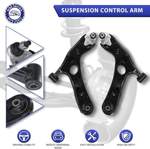 Control Arm, 4PCS Front Lower Ball Joint Suspension Kit Replacement For Toyota Prius 2010-2015 Prius Plug-In 2012-2015 Lexus CT200h 2011-2017(Not Fit C or V) in Saudi Arabia