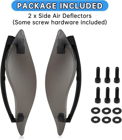 منحرفات هواء Fairing، زجاج أمامي بجناح جانبي من PSLER، درع جانبي Fairing، عاكسات رياح قابلة للتعديل لدراجة Electra Glide Street Glide Trike 2014-2023، دخان in Saudi Arabia