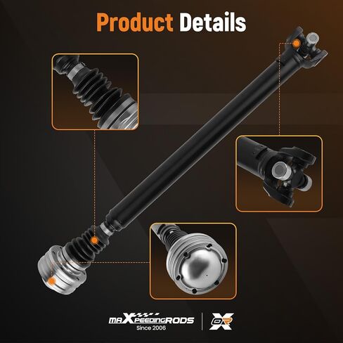 maXpeedingrods Front Drive Shaft Prop Shaft Driveshaft Assembly for Ford Explorer 1997-2005 Ranger 1998-2012 Mazda B3000/B4000 1998-2002 Mercury Mountaineer 1998-2001 4WD/AWD Replace# XL2Z4A376AA in Saudi Arabia