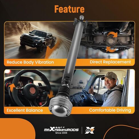 maXpeedingrods Front Drive Shaft Prop Shaft Driveshaft Assembly for Ford Explorer 1997-2005 Ranger 1998-2012 Mazda B3000/B4000 1998-2002 Mercury Mountaineer 1998-2001 4WD/AWD Replace# XL2Z4A376AA in Saudi Arabia