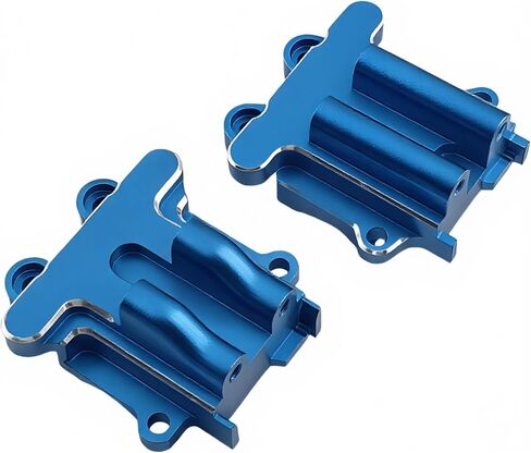 Aluminum Differential Cover Set for 1/18 RC Cars, Fits Front & Rear Diff Housing, Upgrade Parts Compatible with Arrma Granite Grom & Typhon Grom, Replaces ARA2102, ARA2104 & ARA2106T1 (Red) in Saudi Arabia
