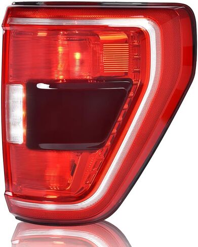 مجموعة مصابيح خلفية من CHEDA على الجانب الأيمن متوافقة مع Ford F150 XLT 2021-2023 مع نقطة عمياء، مناسبة لنماذج المتوهجة في المصنع ونماذج النقطة العمياء فقط ML3Z13404C Pilotos Traseros Conjunto in Saudi Arabia