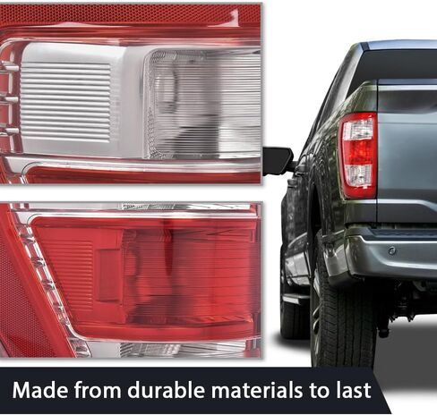 مجموعة مصابيح خلفية من CHEDA على الجانب الأيمن متوافقة مع Ford F150 XLT 2021-2023 مع نقطة عمياء، مناسبة لنماذج المتوهجة في المصنع ونماذج النقطة العمياء فقط ML3Z13404C Pilotos Traseros Conjunto in Saudi Arabia