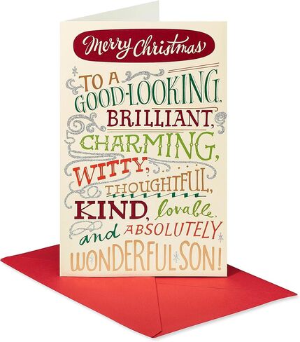 American Greetings Pop Up Christmas Card for Son (Great Guy) in Saudi Arabia