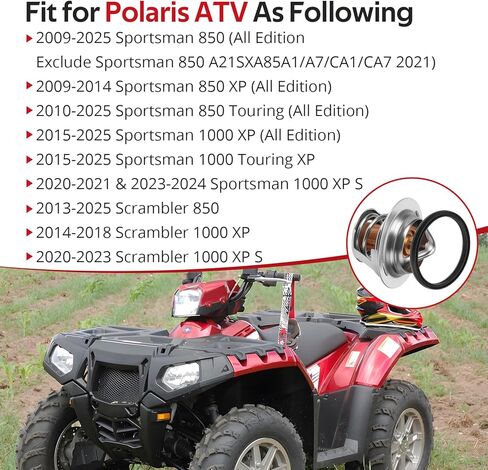 JAVIK Thermostat & Seal For Polaris Sportsman 850 XP Touring 2009-2025 Sportsman 1000 XP Touring 2015-2025 Scrambler 850 1000 XP 2013-2025 O.E.M# 7052445 7052561 5413948 in Saudi Arabia