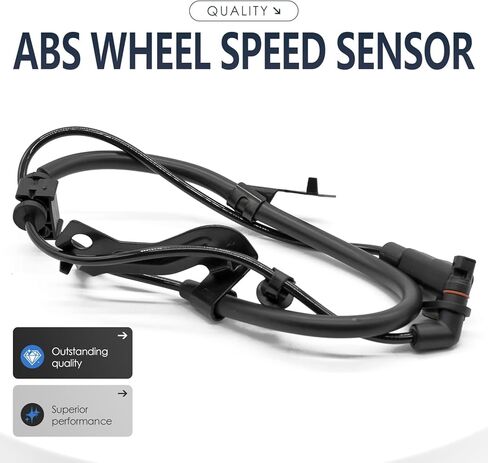 2PCS Rear Left and Right Abs Wheel Speed Sensor Compatible with Dodge Journey 4743869AC Includes ABS Wheel Speed Sensor Wire Harness 09 10 11 12 13 14 15 16 17 18 19 20 in Saudi Arabia