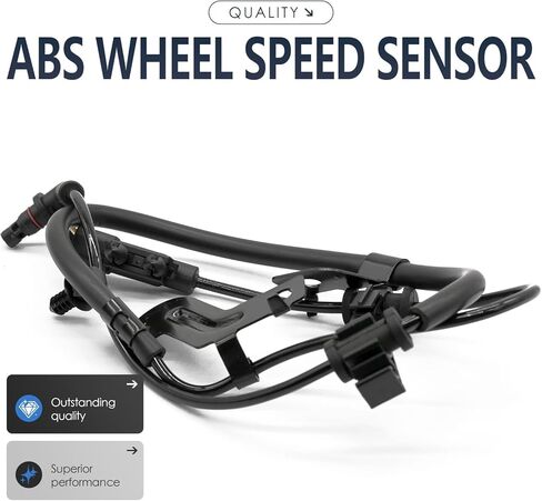 2PCS Rear Left and Right Abs Wheel Speed Sensor Compatible with Dodge Journey 4743869AC Includes ABS Wheel Speed Sensor Wire Harness 09 10 11 12 13 14 15 16 17 18 19 20 in Saudi Arabia