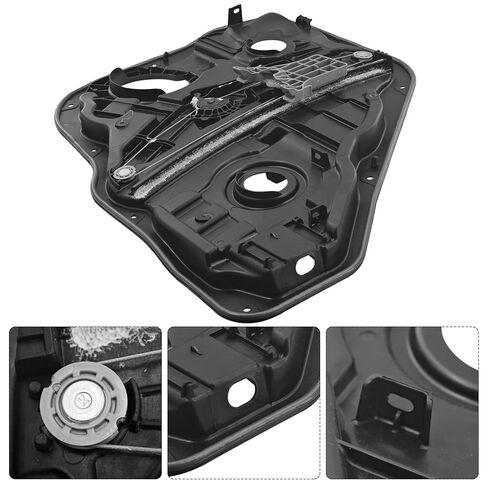 83481-S1000 Rear Right Passenger Side Power Window Regulator Assembly Without Motor Compatible with Hyundai Santa Fe Hybrid 2021-2023 1.6L L4 Window Actuator in Saudi Arabia