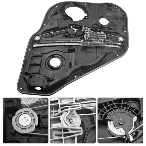 83481-S1000 Rear Right Passenger Side Power Window Regulator Assembly Without Motor Compatible with Hyundai Santa Fe Hybrid 2021-2023 1.6L L4 Window Actuator in Saudi Arabia