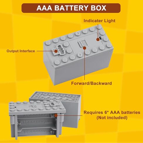 4 Pcs Train Motor kit, Power Function Train Motor Set, Science and Technology Power Function Kit, Remote Battery Box Receiver Set in Saudi Arabia