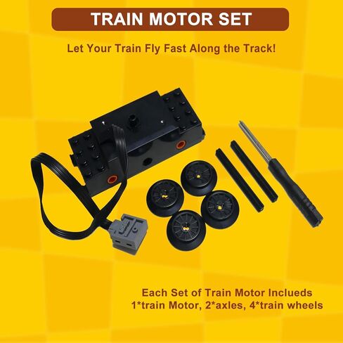 4 Pcs Train Motor kit, Power Function Train Motor Set, Science and Technology Power Function Kit, Remote Battery Box Receiver Set in Saudi Arabia