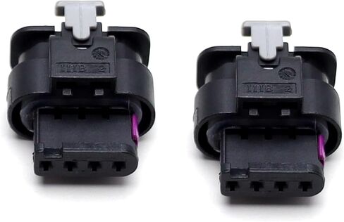 iJDMTOY 2-Set 4-Pin Valve Simulators w/Plug Cover Protector Caps, Compatible with Audi, Compatible with Porsche, etc in Saudi Arabia