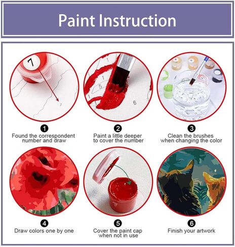 Cocktail Paint by Numbers Kit for Adults Beginner, DIY Acrylic Oil Painting by Number Kits for Adults Canvas Without Frame, Watercolor Paint by Number Kits for Home Wall Decor 16x20inch in Kuwait