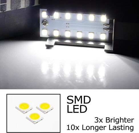 iJDMTOY One Super Bright 3W High Power Xenon White Full LED Trunk Cargo Area Light Compatible With Lexus LC LS ES NX RX, Compatible With Toyota RAV4 Crown Sienna Venza Corolla Cross Sequoia, etc in Saudi Arabia