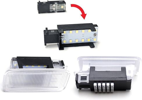 iJDMTOY One Super Bright 3W High Power Xenon White Full LED Trunk Cargo Area Light Compatible With Lexus LC LS ES NX RX, Compatible With Toyota RAV4 Crown Sienna Venza Corolla Cross Sequoia, etc in Saudi Arabia