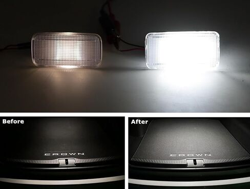 iJDMTOY One Super Bright 3W High Power Xenon White Full LED Trunk Cargo Area Light Compatible With Lexus LC LS ES NX RX, Compatible With Toyota RAV4 Crown Sienna Venza Corolla Cross Sequoia, etc in Saudi Arabia