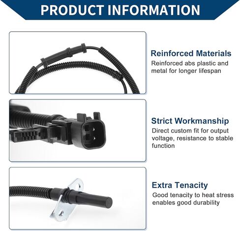 No.84362327 ABS Wheel Speed Sensor for GMC Savana 3500 4500 2018 Rear Left ABS Sensor Anti-lock Braking System Sensor 1 Pcs in Saudi Arabia
