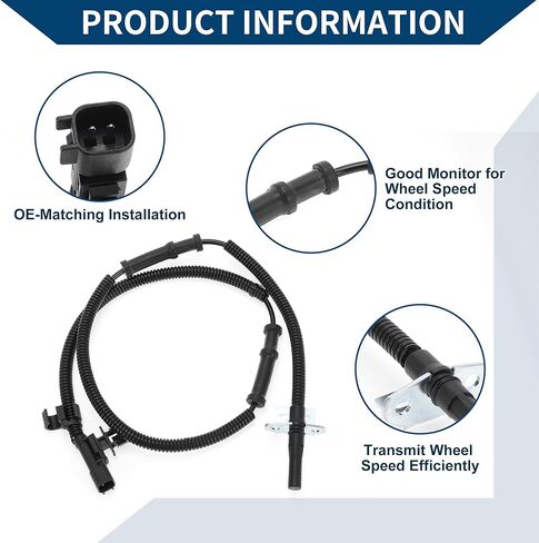 No.84362327 ABS Wheel Speed Sensor for GMC Savana 3500 4500 2018 Rear Left ABS Sensor Anti-lock Braking System Sensor 1 Pcs in Saudi Arabia